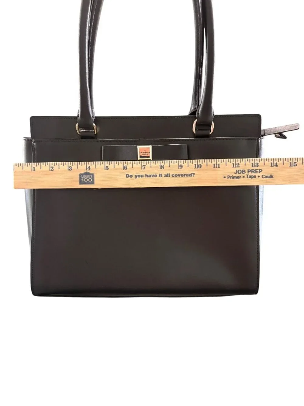 Kate Spade Montford Park Large Black Bow Leather Satchel